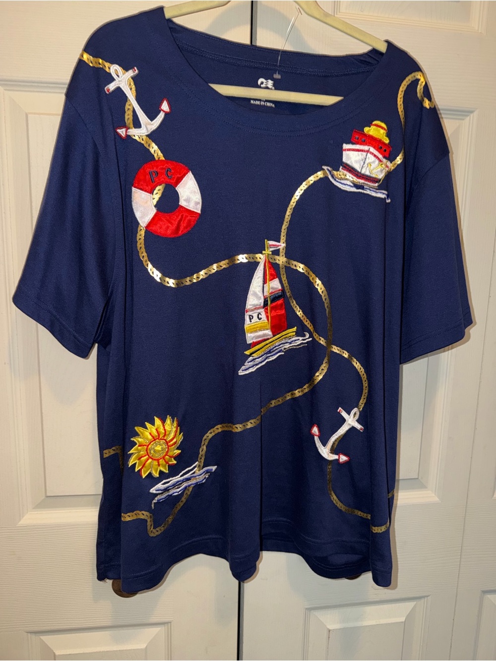 Princess Cruises Navy Logo Tee
